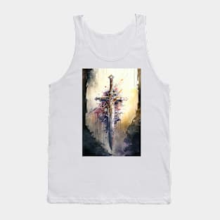 Watercolor Shortsword Tank Top